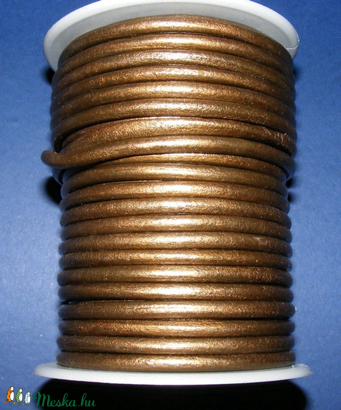 Hasított bőrszíj - 5 mm (5. minta/1 m) - bronz (metál) - vegyes alapanyag - egyéb alapanyag - Meska.hu Hasított bőrszíj - 5 mm (5. minta/1 m) - bronz (metál) - vegyes alapanyag - egyéb alapanyag - Meska.hu