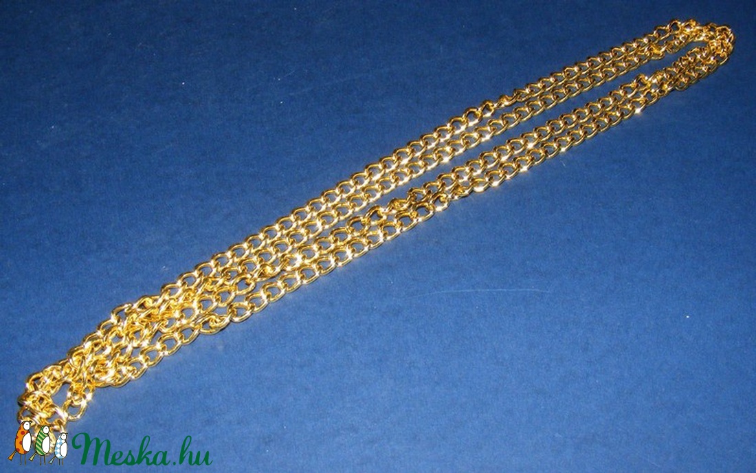 Táskalánc (9x6 mm/120 cm) - arany színű - csat, karika, zár - Meska.hu Táskalánc (9x6 mm/120 cm) - arany színű - csat, karika, zár - Meska.hu