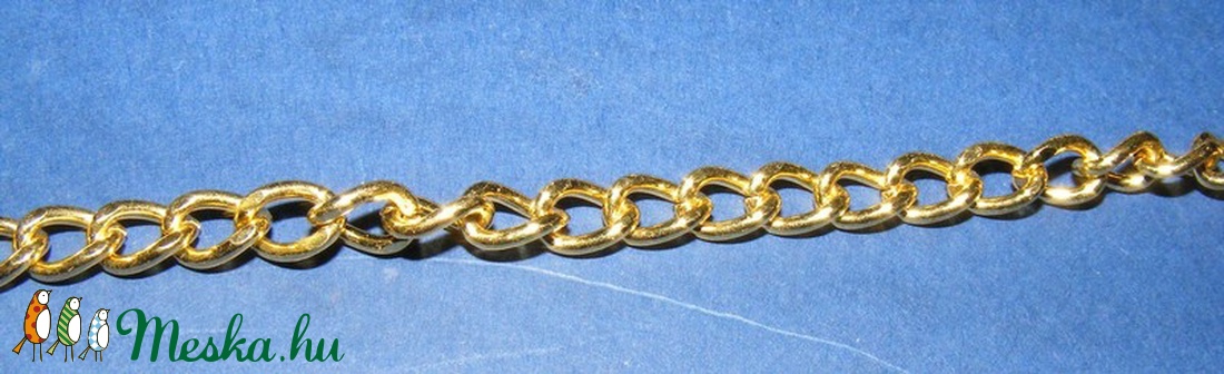 Táskalánc (9x6 mm/120 cm) - arany színű - csat, karika, zár - Meska.hu Táskalánc (9x6 mm/120 cm) - arany színű - csat, karika, zár - Meska.hu