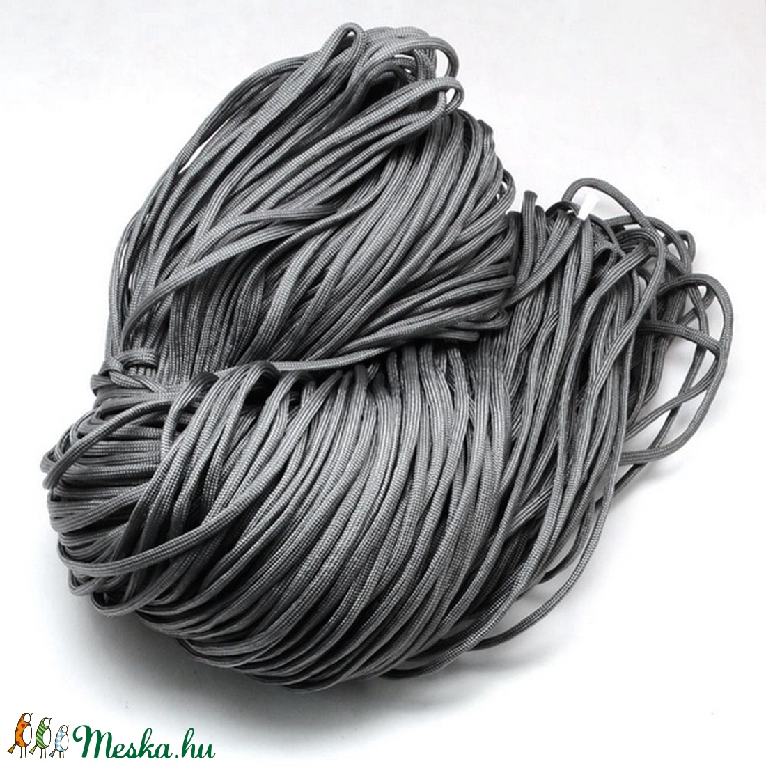 Paracord zsinór-12 (4-5 mm/1 m) - szürke - gyöngy, ékszerkellék - Meska.hu Paracord zsinór-12 (4-5 mm/1 m) - szürke - gyöngy, ékszerkellék - Meska.hu