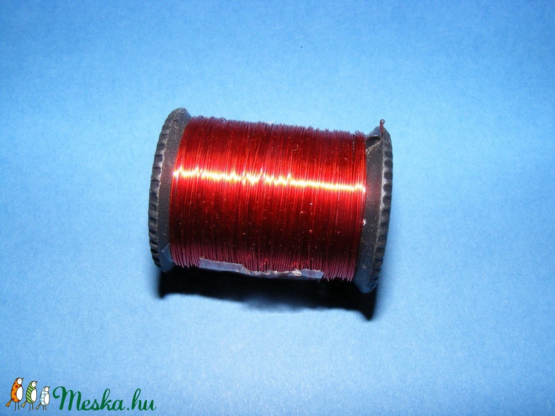 Gyöngyfűző drót - kicsi ( 0,3 mm/1 db) - piros - - Meska.hu Gyöngyfűző drót - kicsi ( 0,3 mm/1 db) - piros - - Meska.hu