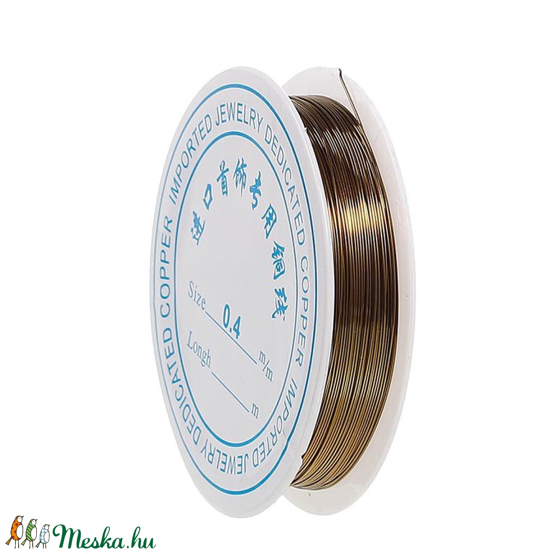 Ékszerdrót ( 0,5 mm/1 db) - bronz - - Meska.hu Ékszerdrót ( 0,5 mm/1 db) - bronz - - Meska.hu