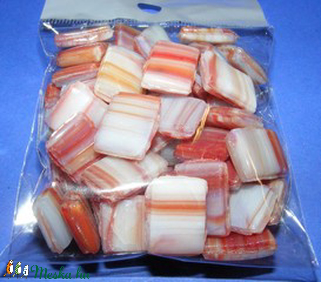 Kerámiamozaik (100 g) - barna csíkos - vegyes alapanyag - Meska.hu Kerámiamozaik (100 g) - barna csíkos - vegyes alapanyag - Meska.hu