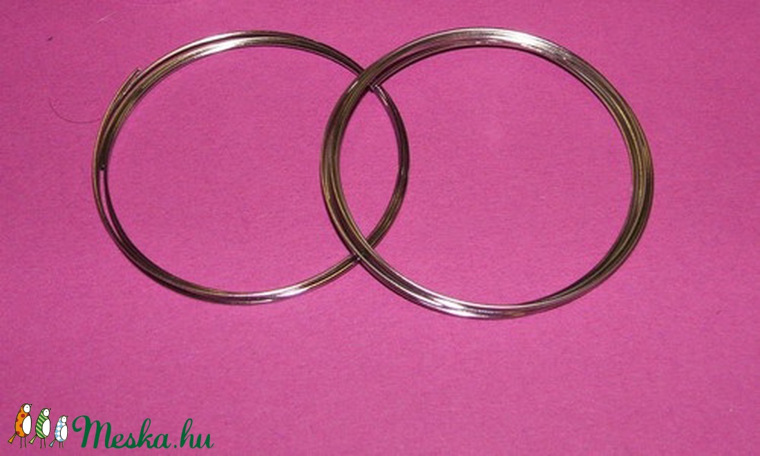 Memóriadrót - karkötő alap ( 60 mm/50 g) - platinum - - Meska.hu Memóriadrót - karkötő alap ( 60 mm/50 g) - platinum - - Meska.hu