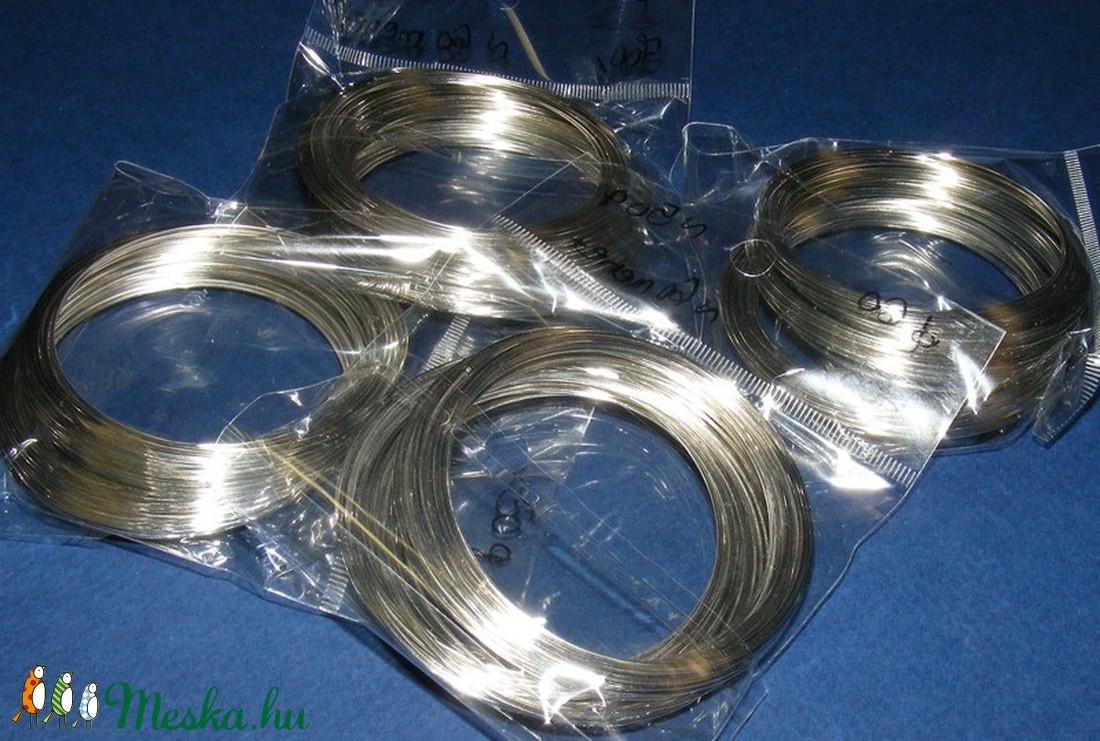 Memóriadrót - karkötő alap ( 60 mm/50 g) - platinum - - Meska.hu Memóriadrót - karkötő alap ( 60 mm/50 g) - platinum - - Meska.hu