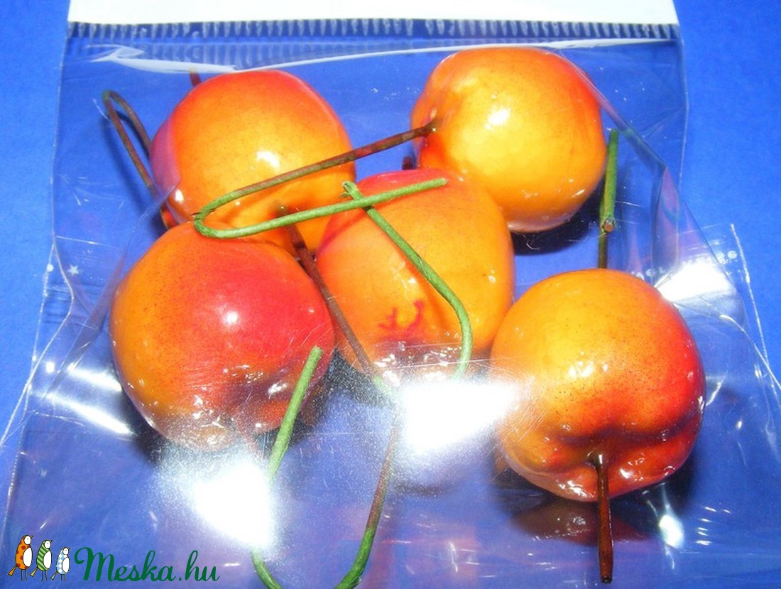 Koszorúdísz-4 (20 mm/5 db) - piros/sárga alma - vegyes alapanyag - Meska.hu Koszorúdísz-4 (20 mm/5 db) - piros/sárga alma - vegyes alapanyag - Meska.hu