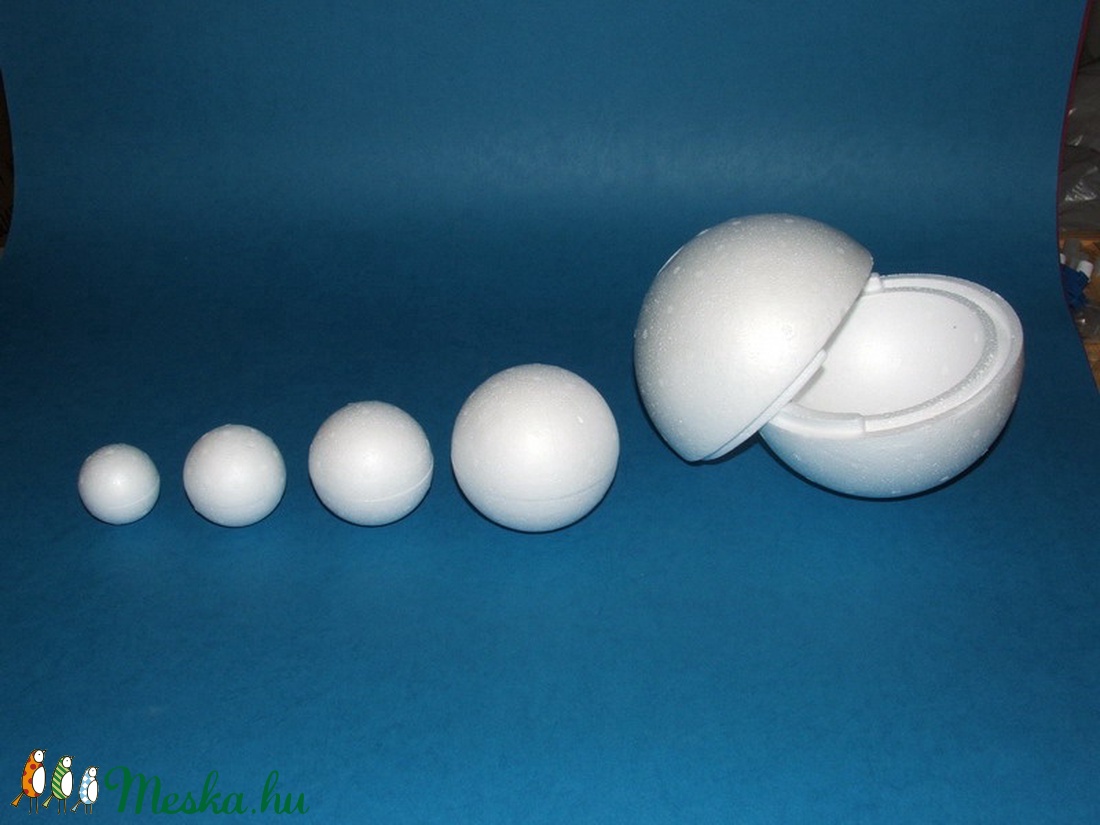 Hungarocell gömb ( 6,7 cm/1 db) - egyrészes - - Meska.hu Hungarocell gömb ( 6,7 cm/1 db) - egyrészes - - Meska.hu