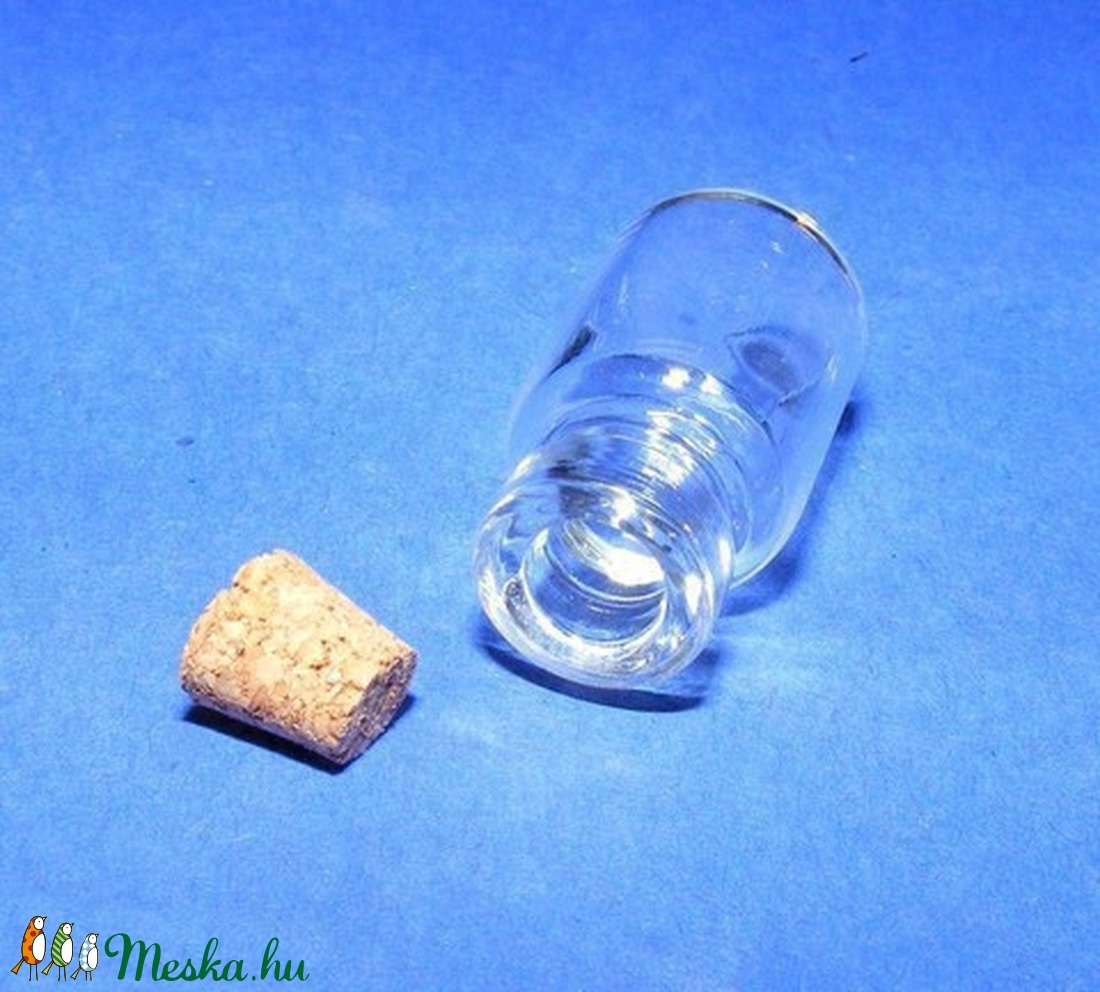 Üveg dugóval (3. minta/1 db) - 15x22 mm - gyöngy, ékszerkellék - Meska.hu Üveg dugóval (3. minta/1 db) - 15x22 mm - gyöngy, ékszerkellék - Meska.hu