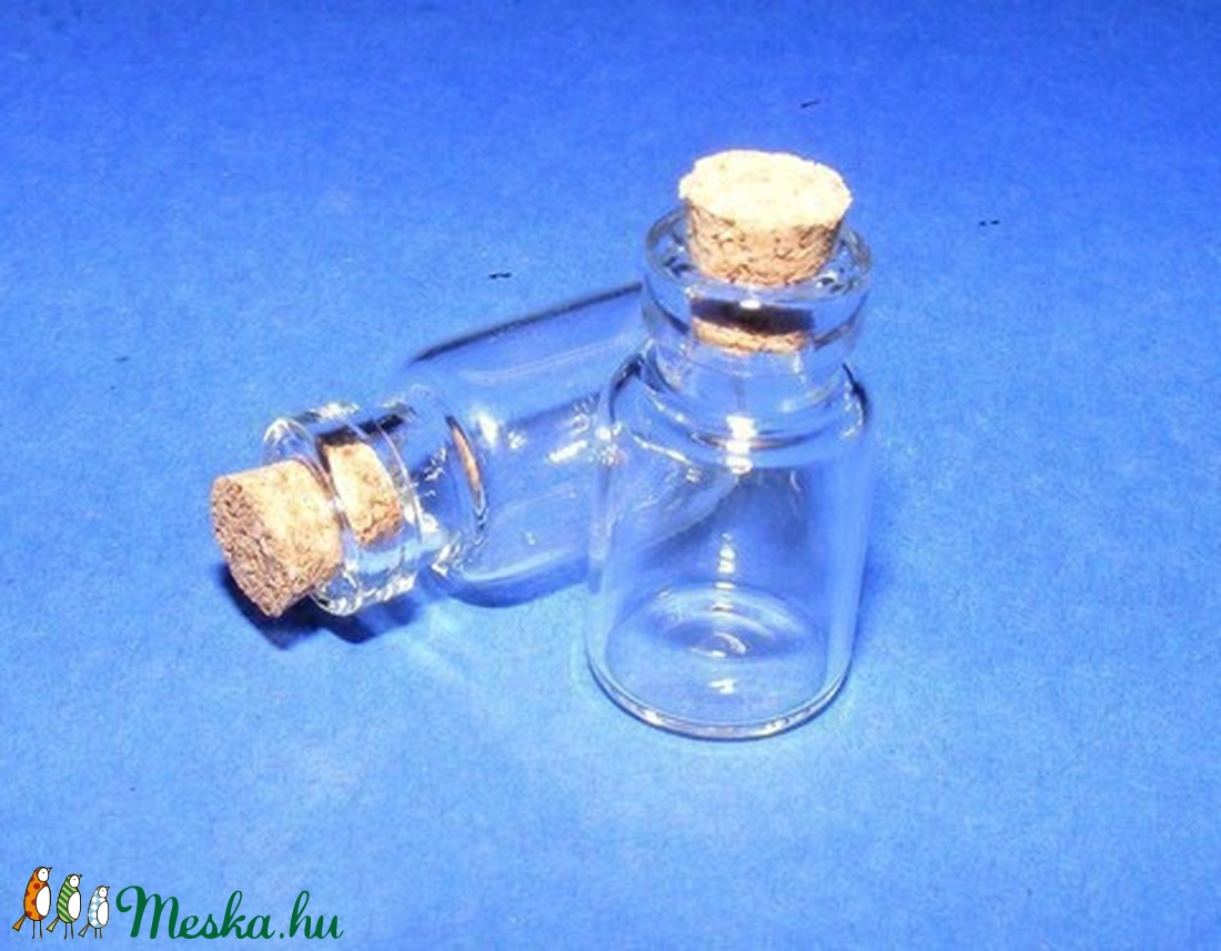 Üveg dugóval (3. minta/1 db) - 15x22 mm - gyöngy, ékszerkellék - Meska.hu Üveg dugóval (3. minta/1 db) - 15x22 mm - gyöngy, ékszerkellék - Meska.hu