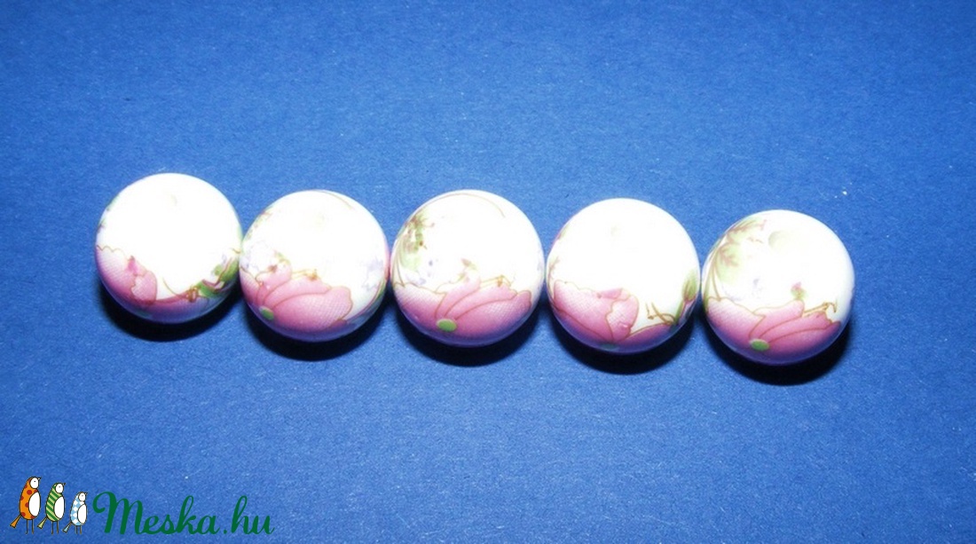Porcelángyöngy-12 ( 12 mm/5 db) - gyöngy, ékszerkellék - Meska.hu Porcelángyöngy-12 ( 12 mm/5 db) - gyöngy, ékszerkellék - Meska.hu