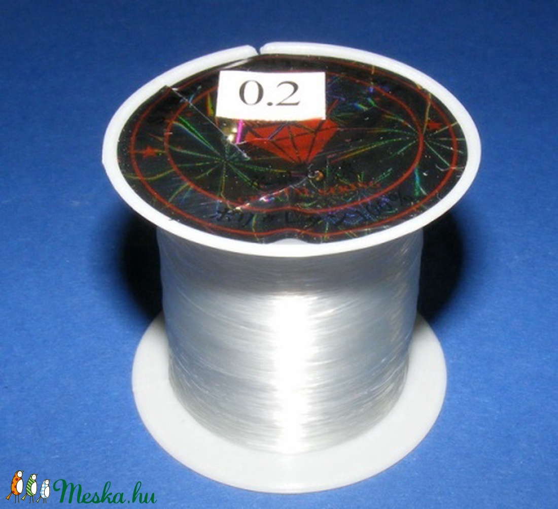 Damil ( 0,2 mm/1 db) - gyöngy, ékszerkellék - Meska.hu Damil ( 0,2 mm/1 db) - gyöngy, ékszerkellék - Meska.hu