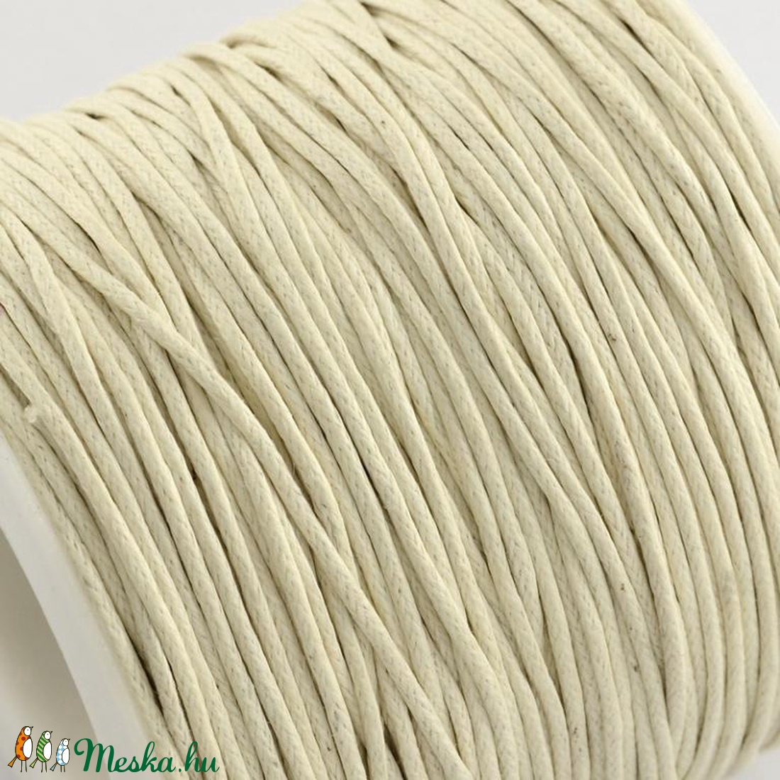 Viaszos pamutzsinór - 1 mm (7. minta/1 m) - beige - gyöngy, ékszerkellék - Meska.hu Viaszos pamutzsinór - 1 mm (7. minta/1 m) - beige - gyöngy, ékszerkellék - Meska.hu