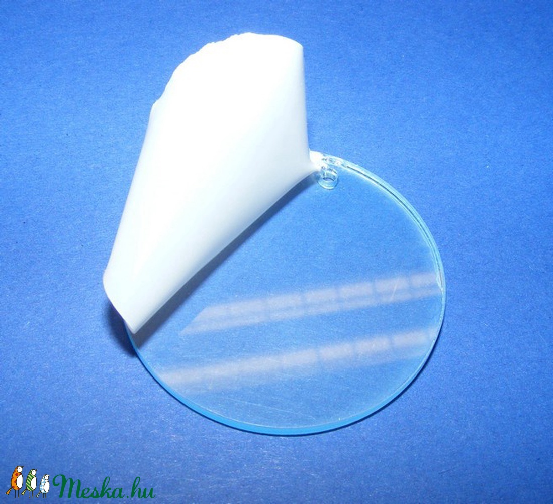 Akril medál alap-25 ( 5 cm/1 db) - kör - furat nélkül - - Meska.hu Akril medál alap-25 ( 5 cm/1 db) - kör - furat nélkül - - Meska.hu