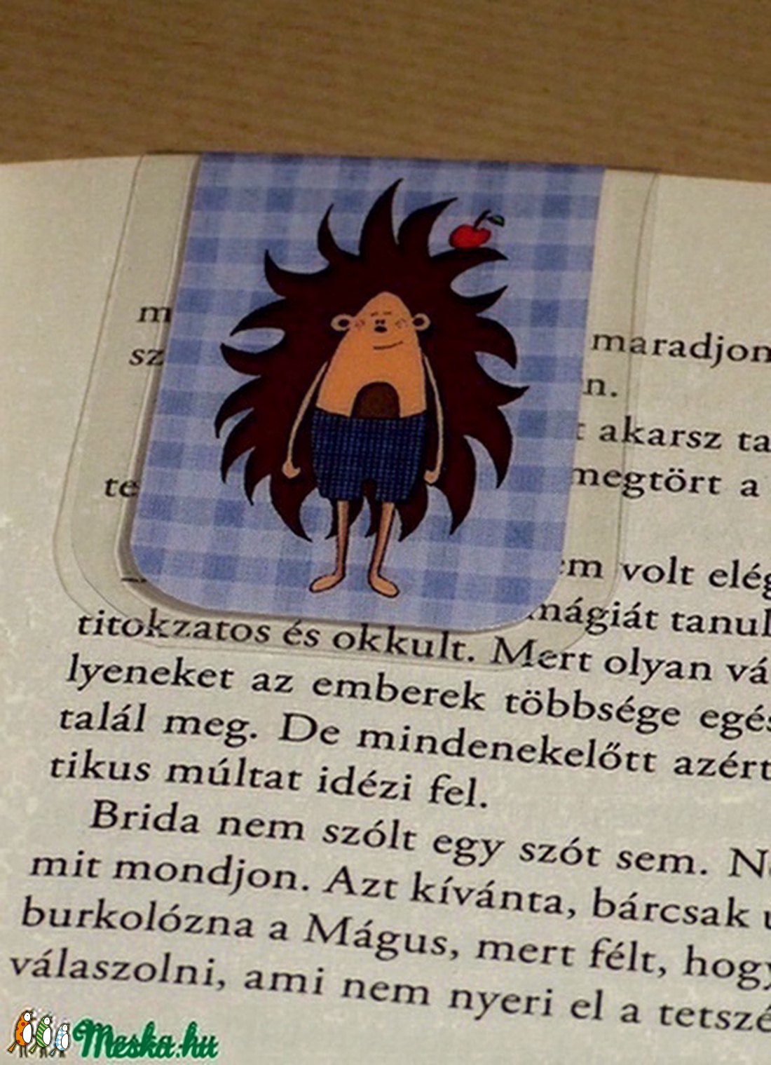 Sün Balázs-mini MÁGNESES könyvjelző 1 db -  - Meska.hu