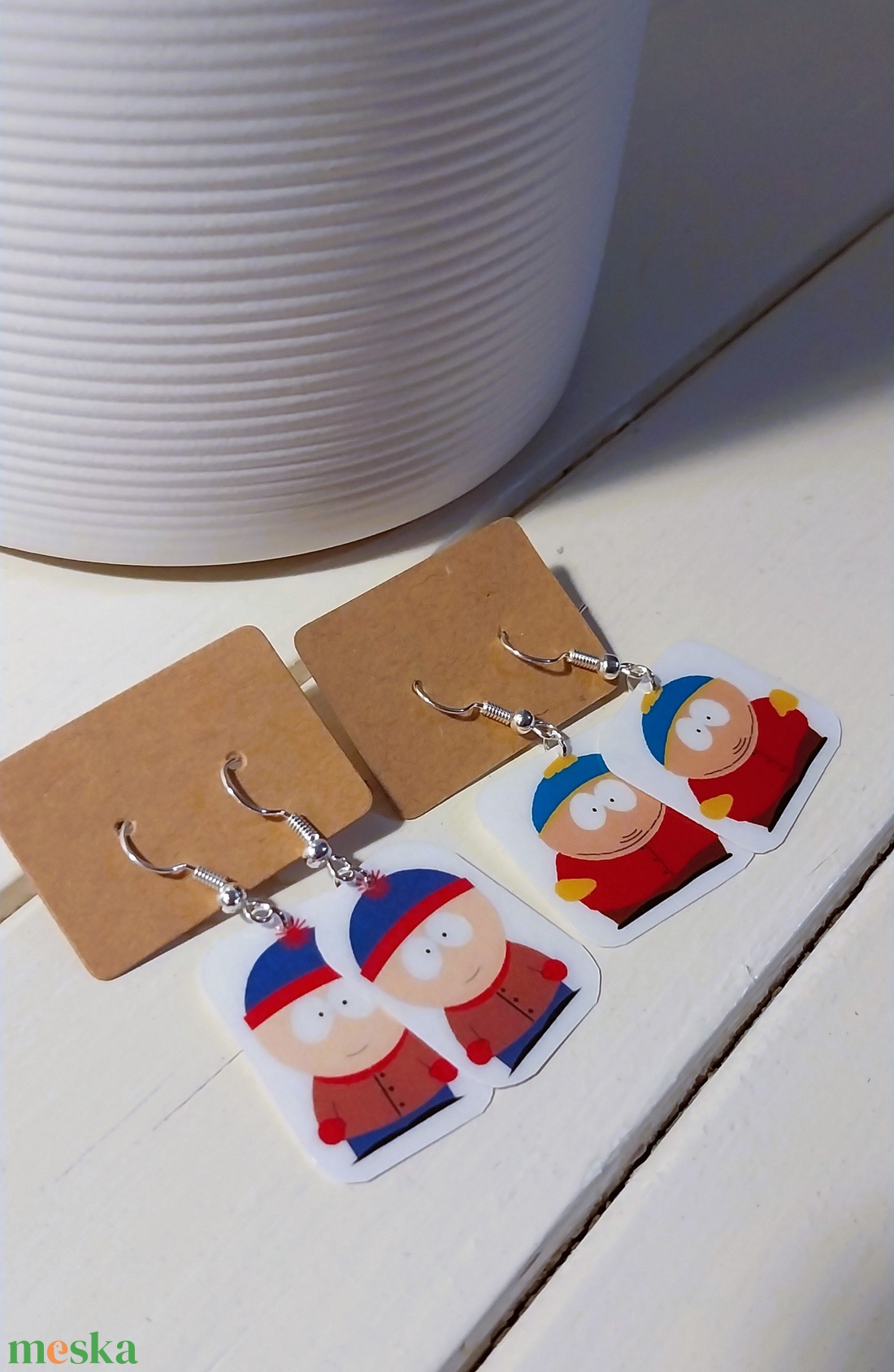LAMIFÜLI - South Park -Cartman, Stan / 2 pár - ékszer - fülbevaló - lógó fülbevaló - Meska.hu LAMIFÜLI - South Park -Cartman, Stan / 2 pár - ékszer - fülbevaló - lógó fülbevaló - Meska.hu