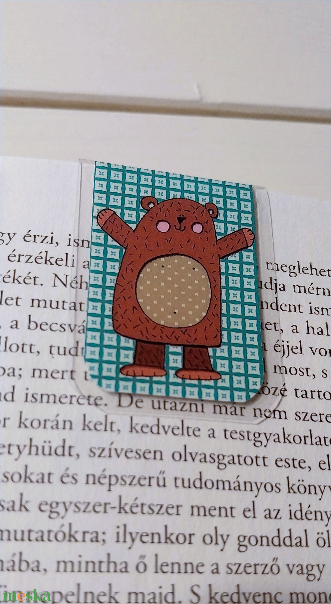 Róka és a medve- MÁGNESES könyvjelző /2 db - könyv & zene - könyvjelző - Meska.hu