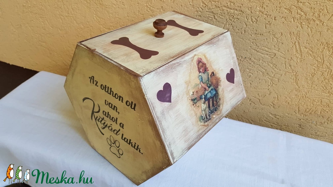Kutyatáp tartó -  - Meska.hu