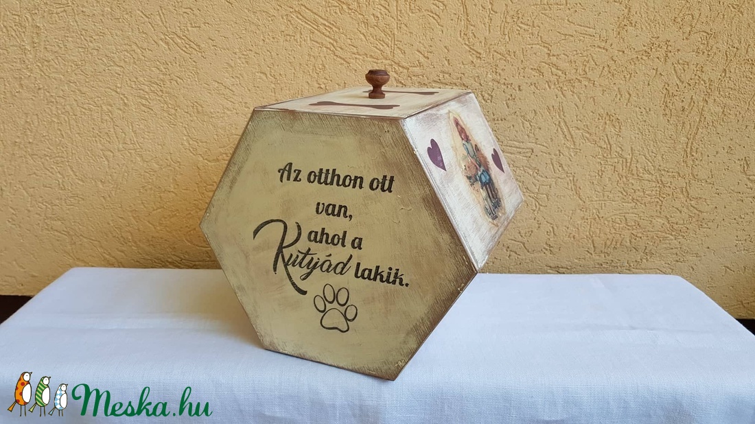 Kutyatáp tartó -  - Meska.hu