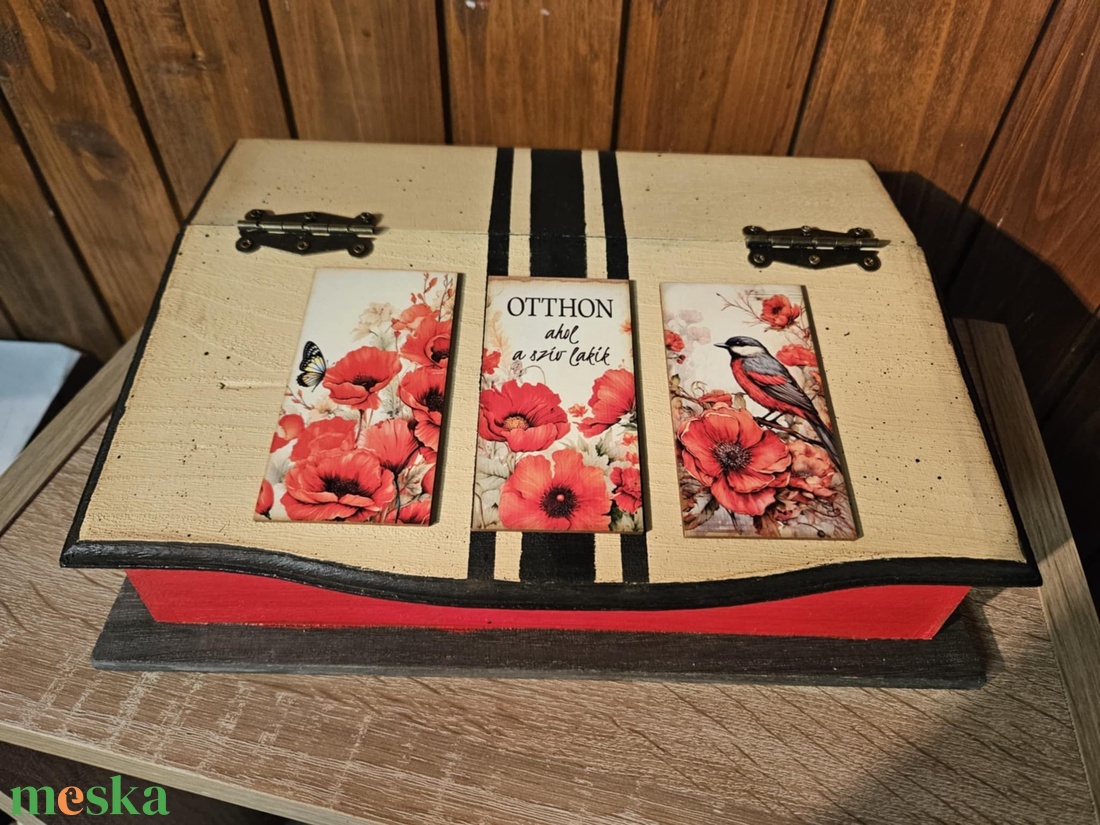 Pipacsos doboz - ékszer - ékszertartó - ékszerdoboz - Meska.hu Pipacsos doboz - ékszer - ékszertartó - ékszerdoboz - Meska.hu