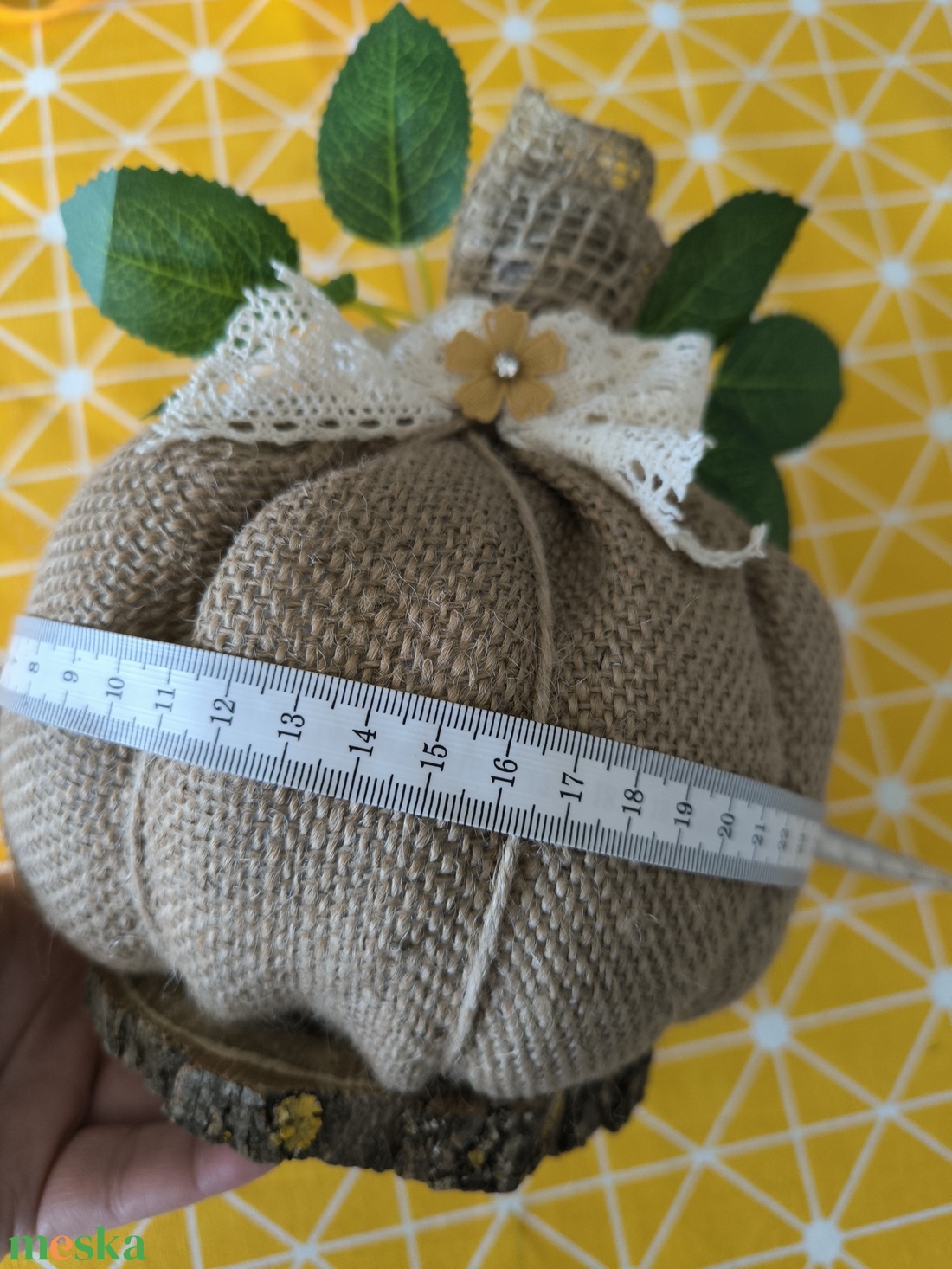 Őszi tök dekoráció - otthon & életmód - dekoráció - asztal és polc dekoráció - asztaldísz - Meska.hu