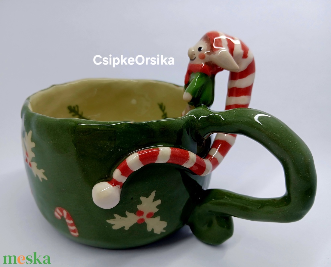 Mázas kerámia  bögre - művészet - szobor - kerámia - Meska.hu