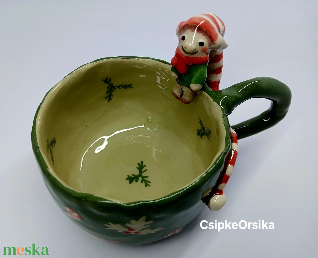 Mázas kerámia  bögre - művészet - szobor - kerámia - Meska.hu