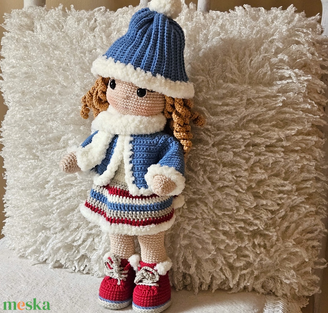 Horgolt baba kék sapkában - játék & sport - baba & babaház - öltöztethető baba - Meska.hu Horgolt baba kék sapkában - játék & sport - baba & babaház - öltöztethető baba - Meska.hu