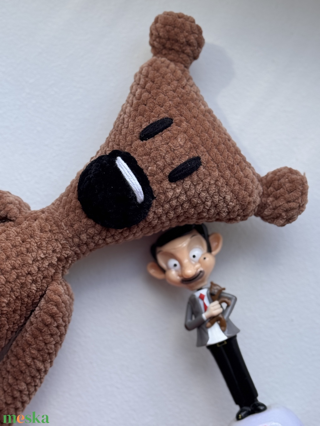 Horgolt Teddy mackó - játék & sport - plüssállat & játékfigura - maci - Meska.hu