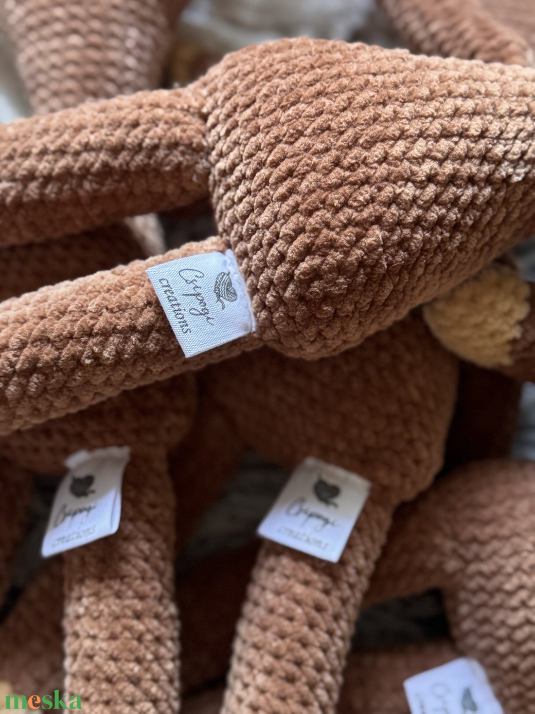 Horgolt Teddy mackó - játék & sport - plüssállat & játékfigura - maci - Meska.hu