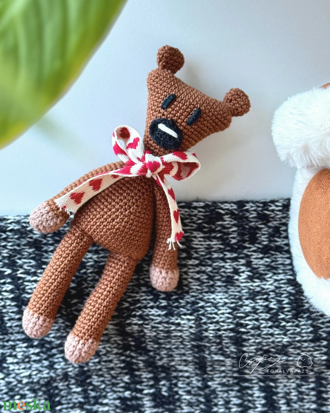 Amigurumi horgolt Teddy maci - játék & sport - plüssállat & játékfigura - maci - Meska.hu
