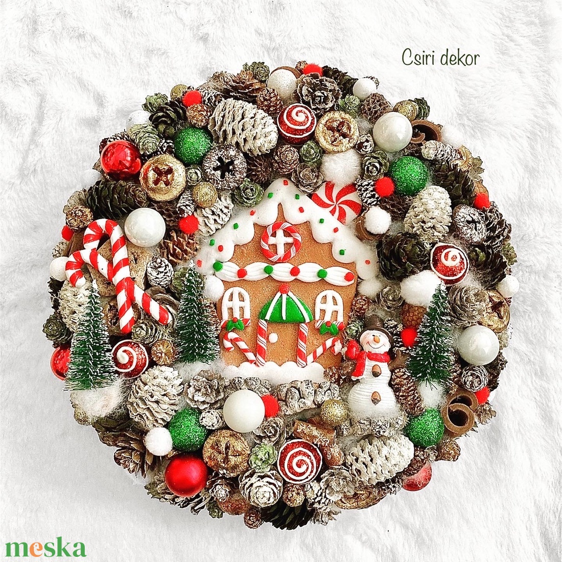 Mézeskalács házikó-ajtódísz - karácsony - karácsonyi lakásdekoráció - karácsonyi ajtódíszek - Meska.hu Mézeskalács házikó-ajtódísz - karácsony - karácsonyi lakásdekoráció - karácsonyi ajtódíszek - Meska.hu