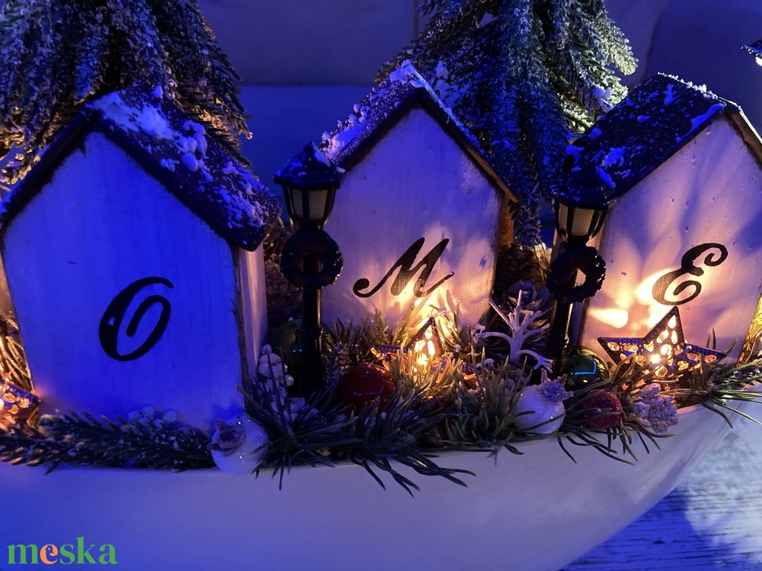 Téli otthon-asztaldísz - karácsony - adventi díszek - adventi asztaldísz - Meska.hu Téli otthon-asztaldísz - karácsony - adventi díszek - adventi asztaldísz - Meska.hu