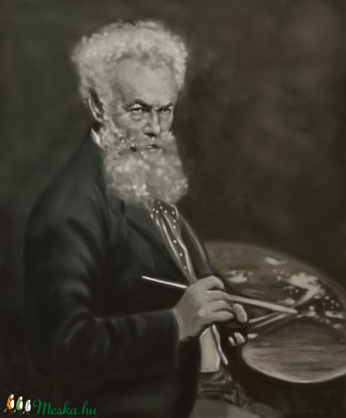 Munkácsy Mihály - művészet - grafika & illusztráció - Meska.hu Munkácsy Mihály - művészet - grafika & illusztráció - Meska.hu