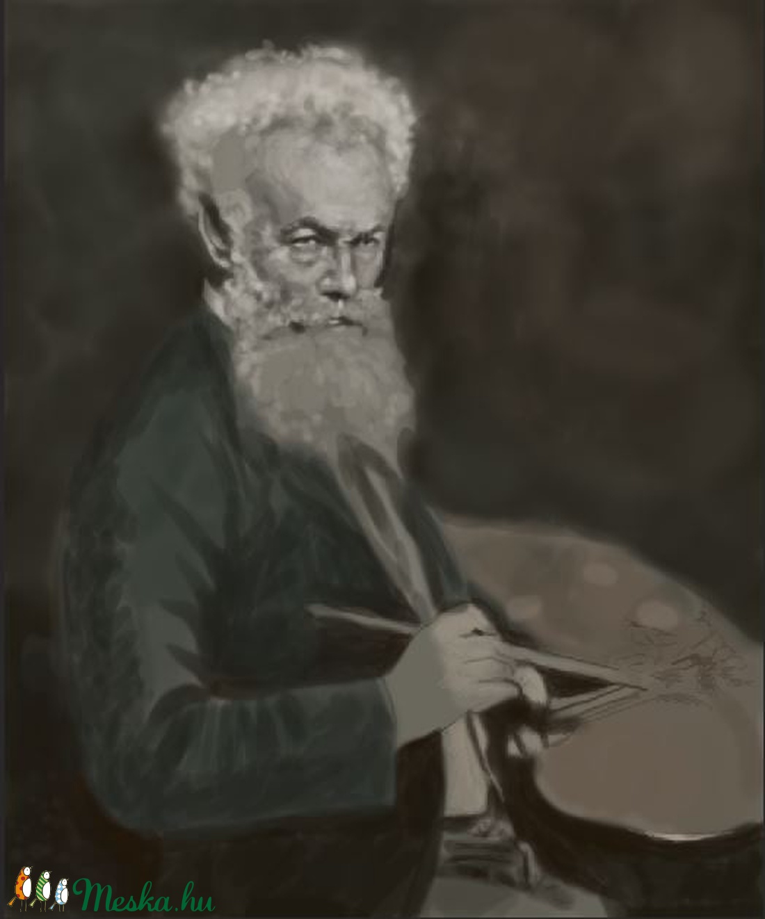 Munkácsy Mihály - művészet - grafika & illusztráció - Meska.hu Munkácsy Mihály - művészet - grafika & illusztráció - Meska.hu