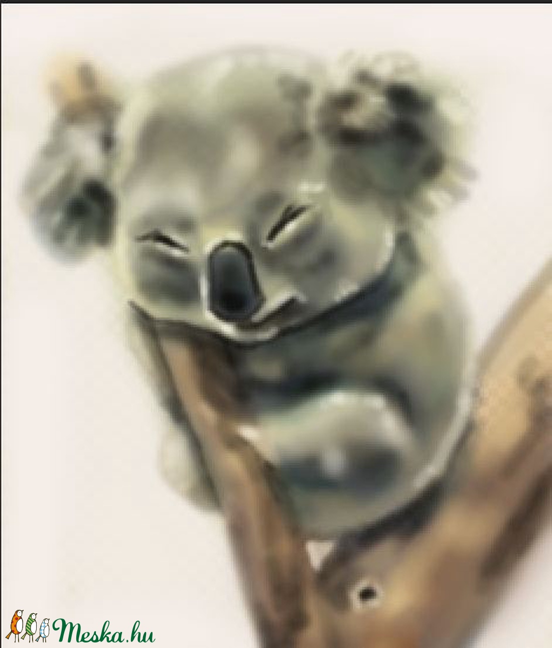 Koala festmény - művészet - grafika & illusztráció - Meska.hu