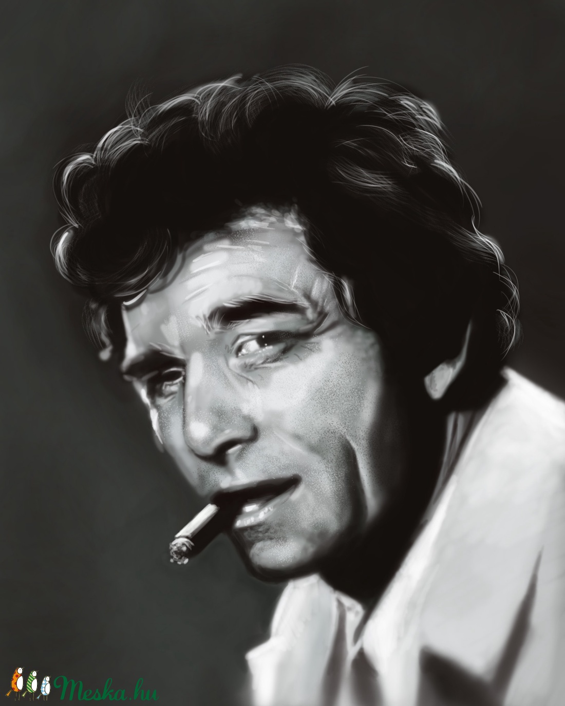 Columbo - művészet - portré & karikatúra - portré - Meska.hu Columbo - művészet - portré & karikatúra - portré - Meska.hu