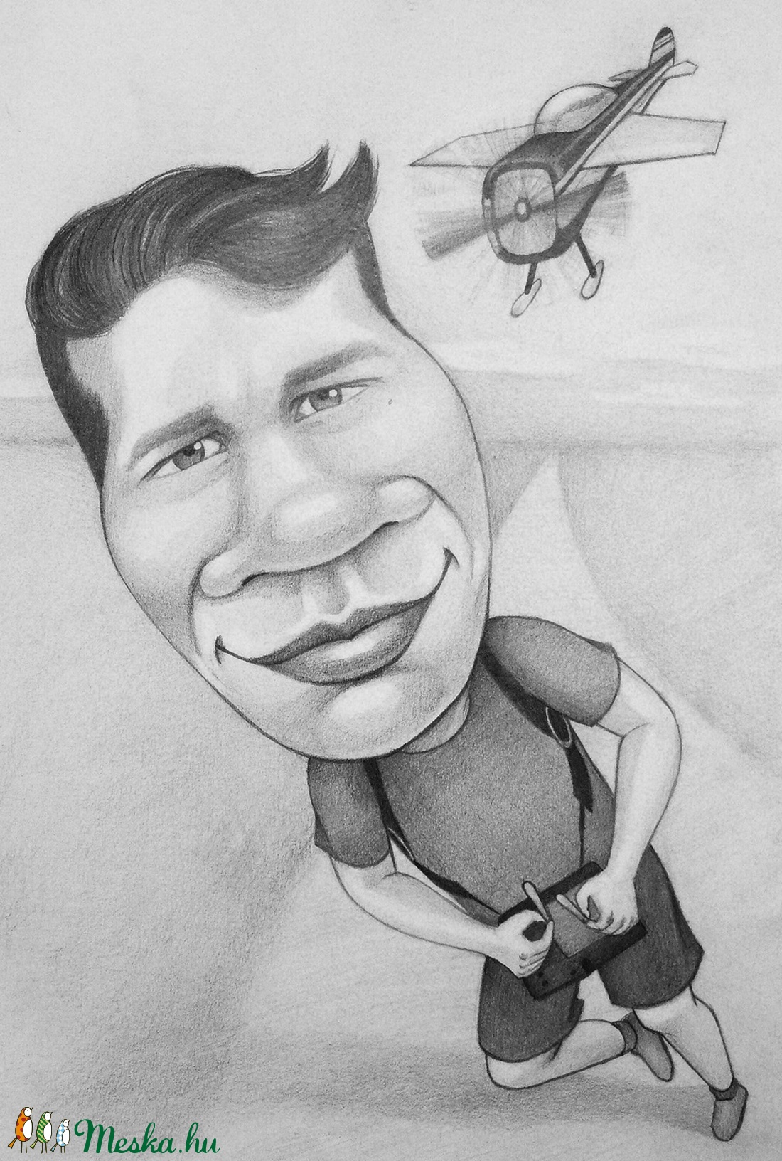 Karikatúra, portré -  - Meska.hu