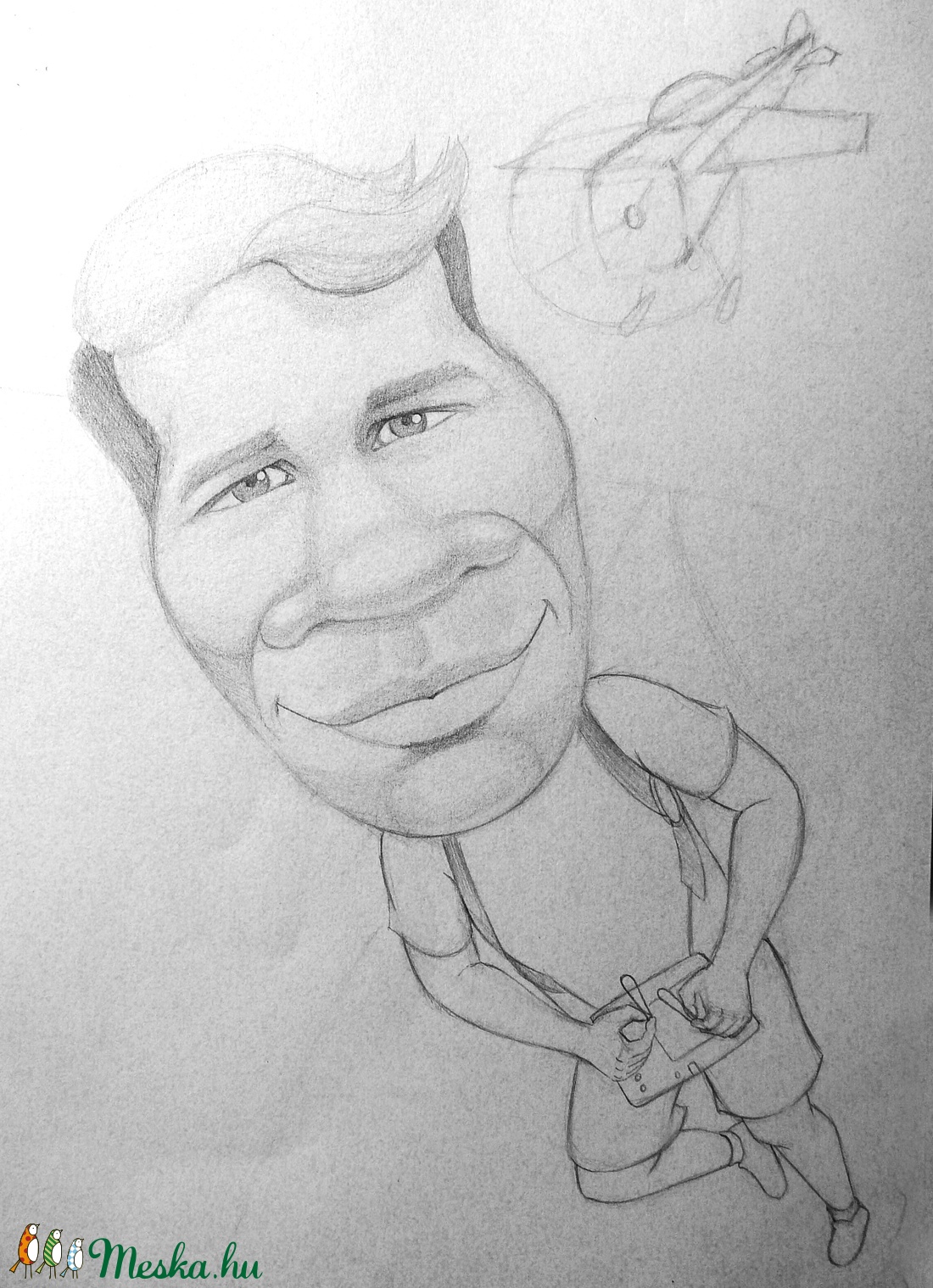 Karikatúra, portré -  - Meska.hu
