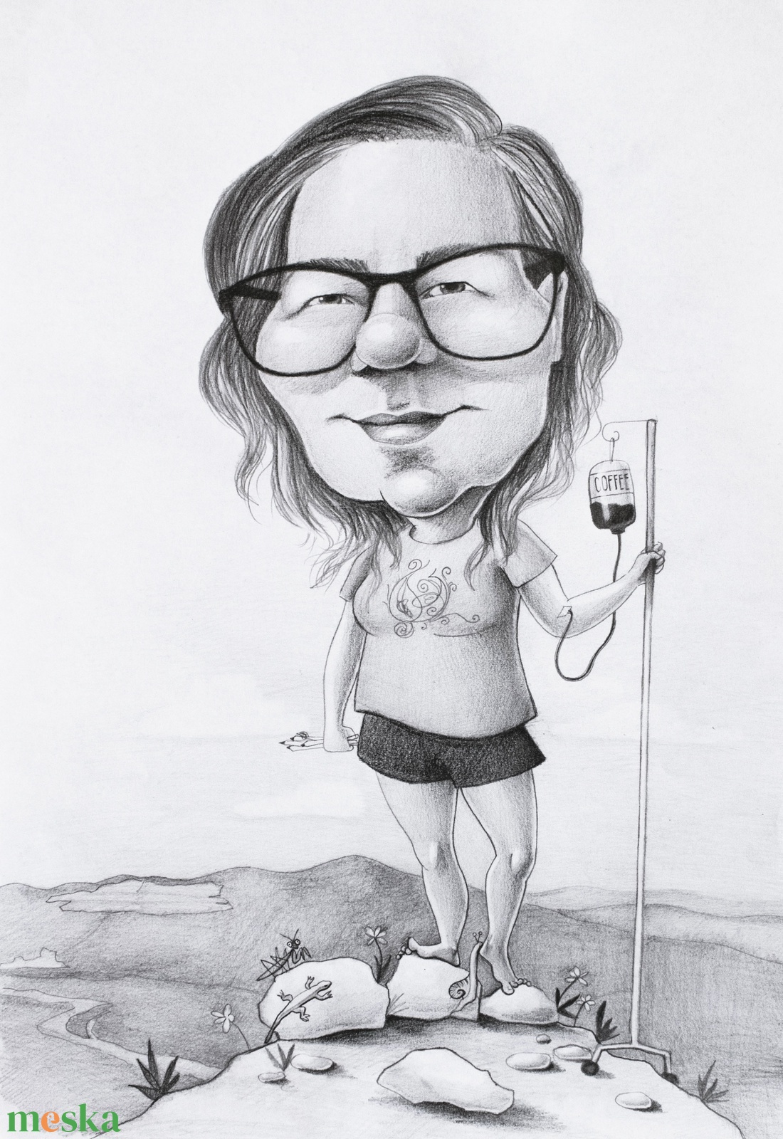 Karikatúra fotóról - művészet - portré & karikatúra - karikatúra - Meska.hu Karikatúra fotóról - művészet - portré & karikatúra - karikatúra - Meska.hu