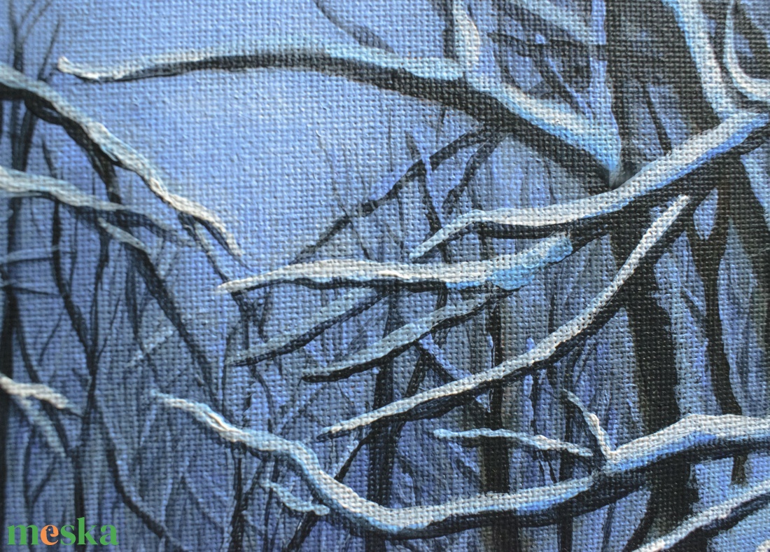 Havas Mátra - művészet - festmény - akril - Meska.hu