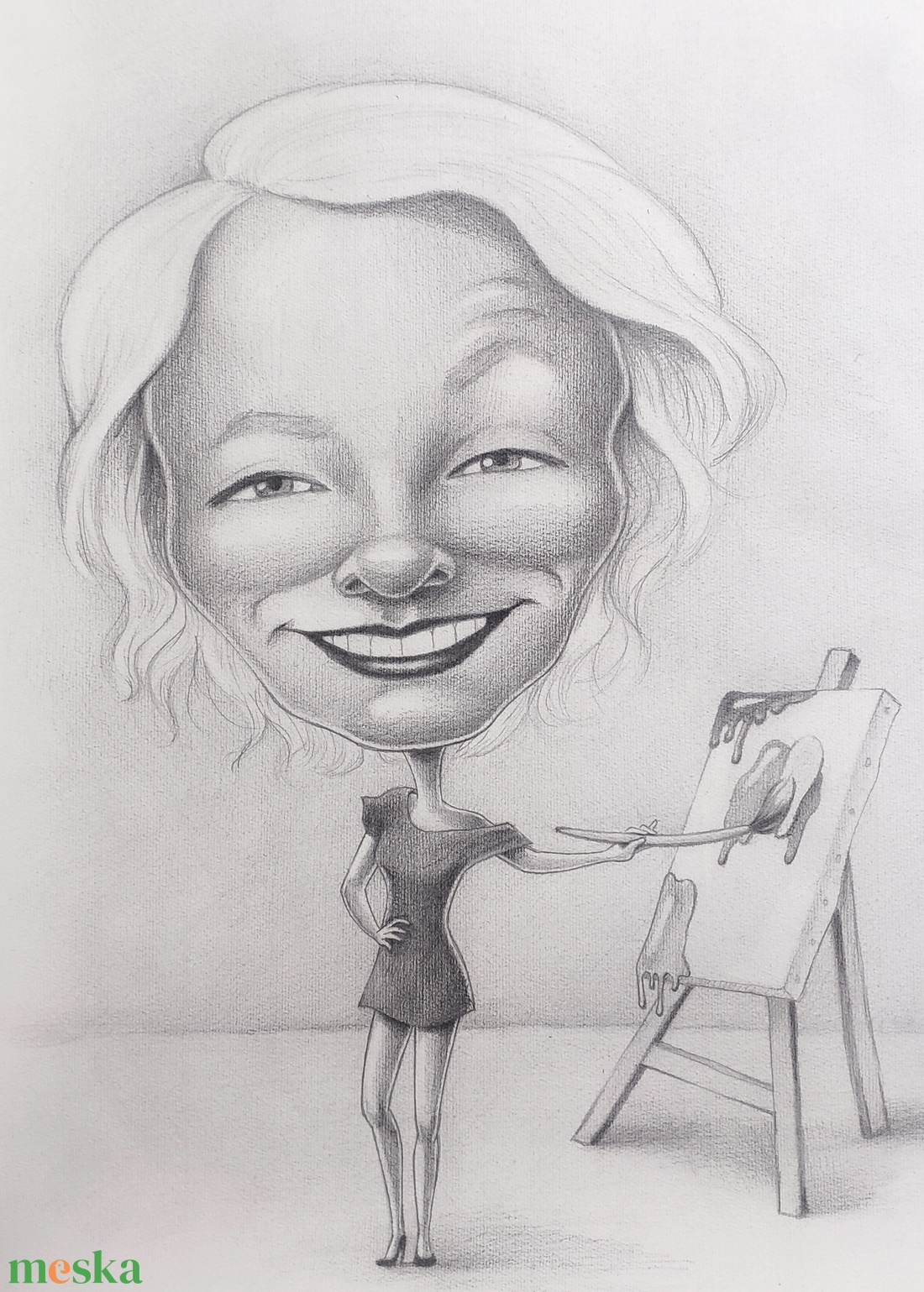 Karikatúra vagy portré fotóról - Kérlek olvasd el a termékleírást! - művészet - portré & karikatúra - karikatúra - Meska.hu