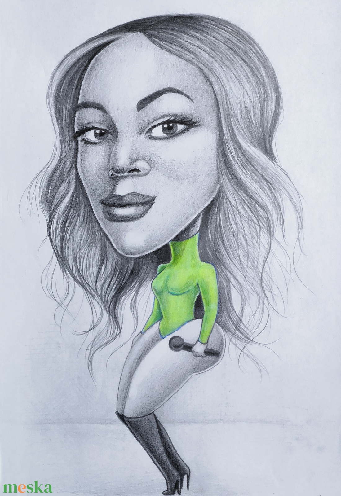 Portré, karikatúra fotóról - Kérlek, olvasd el a termékleírást - művészet - portré & karikatúra - karikatúra - Meska.hu