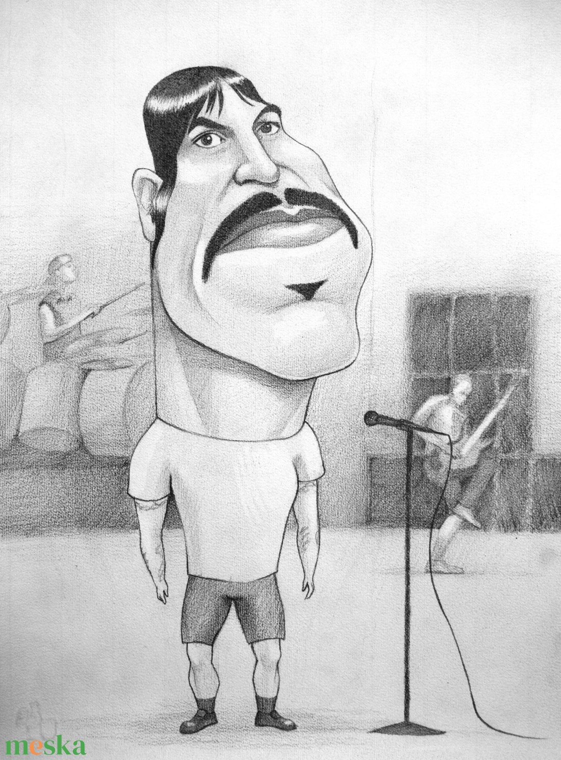 Portré, karikatúra fotóról - Kérlek, olvasd el a termékleírást - művészet - portré & karikatúra - karikatúra - Meska.hu