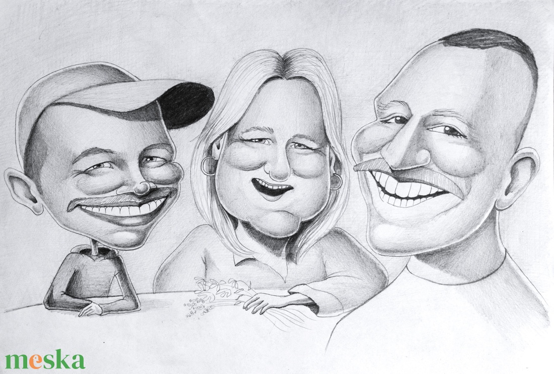 Karikatúra fotóról - művészet - portré & karikatúra - karikatúra - Meska.hu