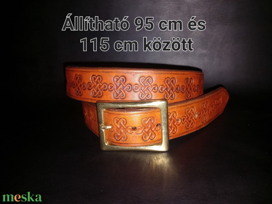 Extra erős marhabőr öv - ruha & divat - öv & övcsat - öv - Meska.hu