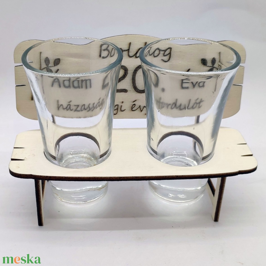 Házassági évfordulós ajándék gravírozva - otthon & életmód - dekoráció - dísztárgy - Meska.hu