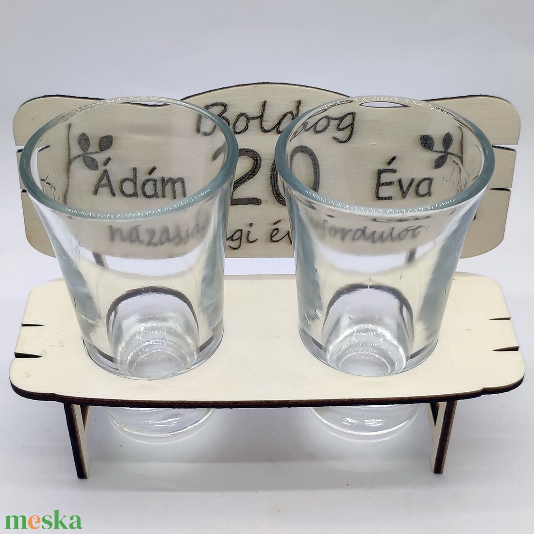 Házassági évfordulós ajándék gravírozva - otthon & életmód - dekoráció - dísztárgy - Meska.hu