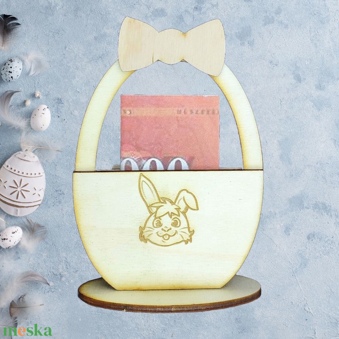 Húsvéti pénzátadó kosár - táska & tok - pénztárca & más tok - pénztárca - gyerek pénztárca - Meska.hu