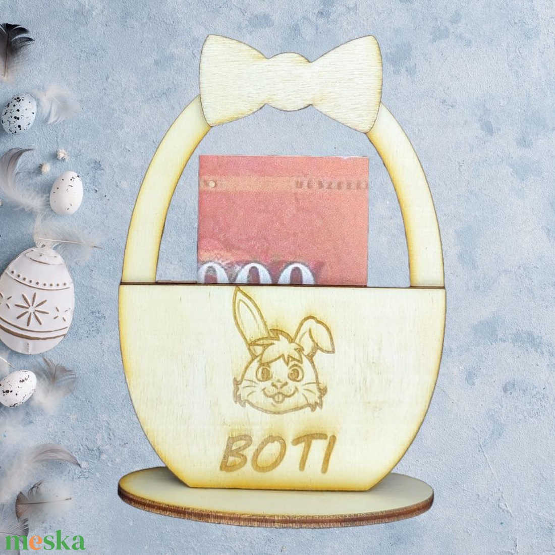 Húsvéti pénzátadó kosár - táska & tok - pénztárca & más tok - pénztárca - gyerek pénztárca - Meska.hu