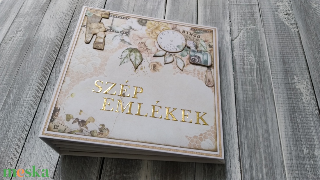 RENDELHETŐ hasonló - Szép emlékek - Scrapbook POP-UP fotó/emlékalbum - otthon & életmód - papír, írószer - album & fotóalbum - Meska.hu